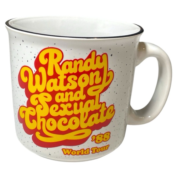 NEW Coming to America Movie Randy Watson Sexual Chocolate Big Mug Cup Porcelain - Picture 2 of 8